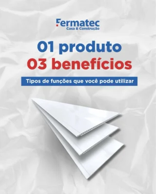 Arte sobre produtos para construir com segurança